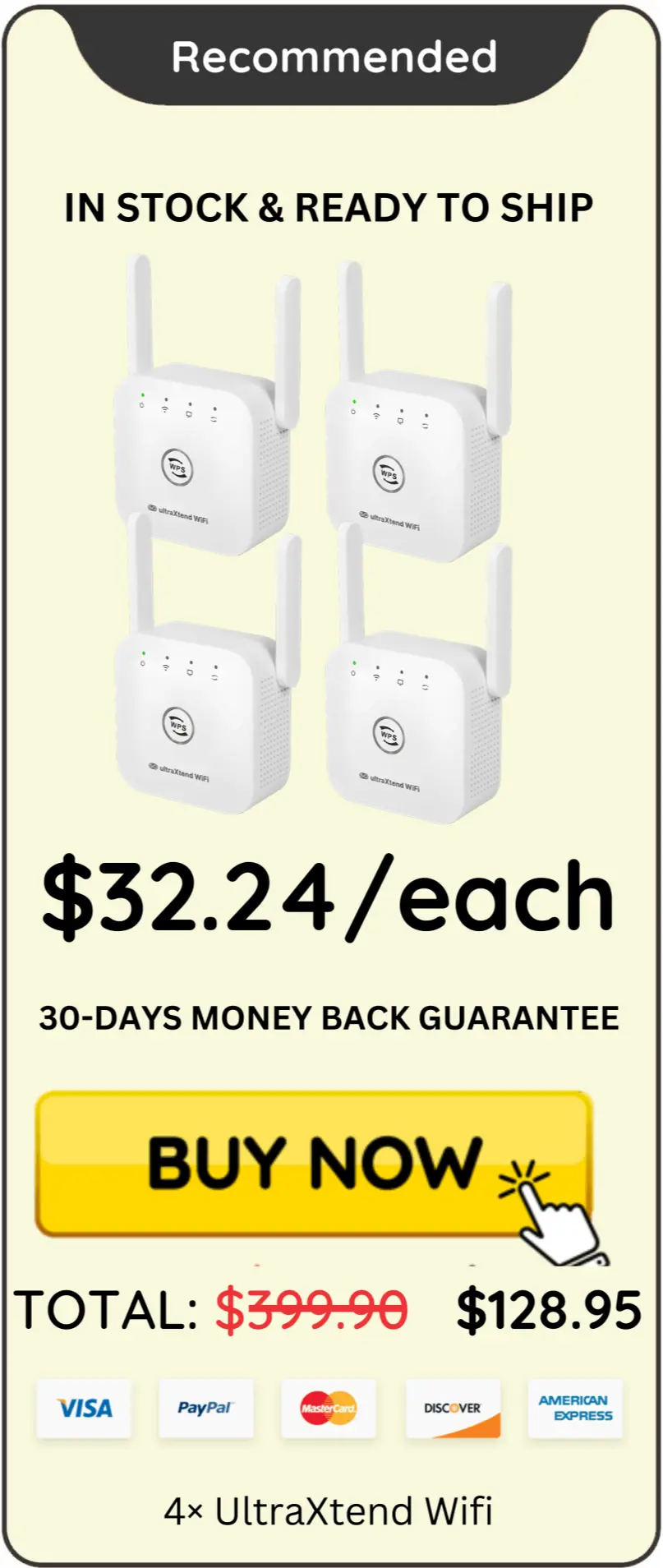 UltraXtend Wifi offer package price 